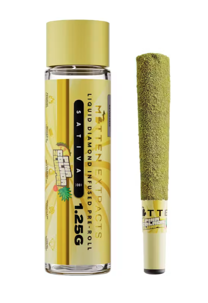 Mitten Extracts Infused Pre-Roll -  Pina Colada Zlurpee