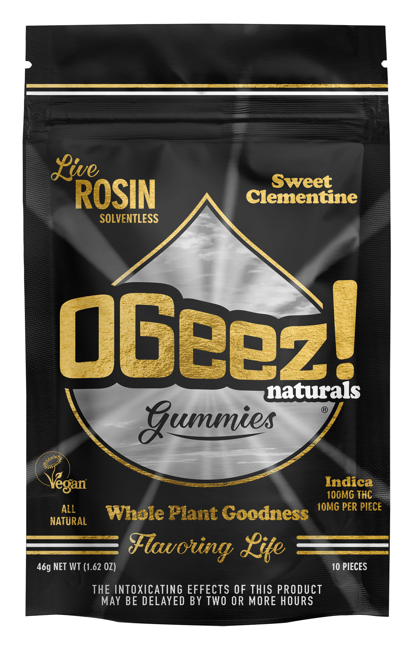 100mg - 10 Pack - Edibles - Live Rosin - Sweet Clementine - OGeez - REC