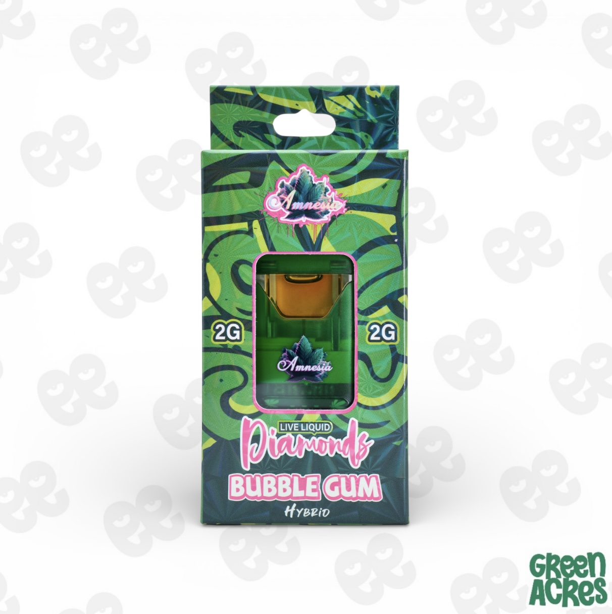 Bubble Gum 2G Liquid Diamond Vape Disposable