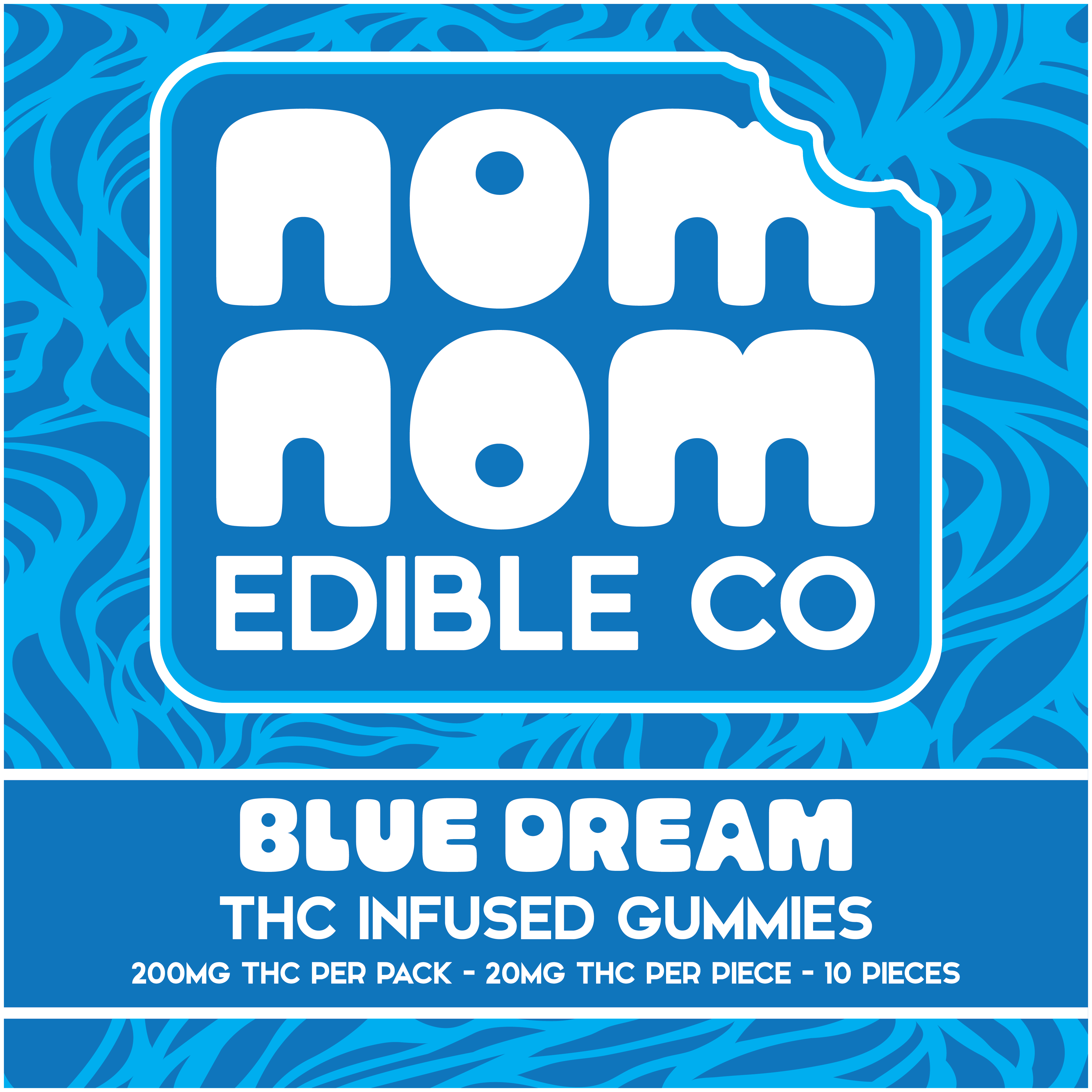 Nom Nom | 200mg Gummies | Blue Dream
