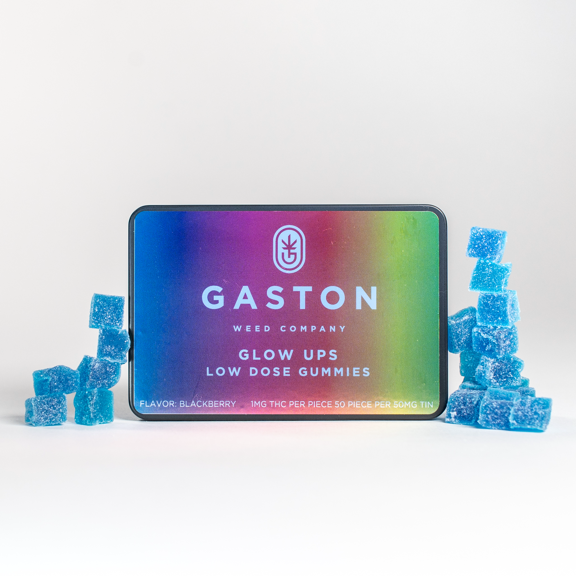 Glow Up Microdose Gummies | Blackberry (50-pack)