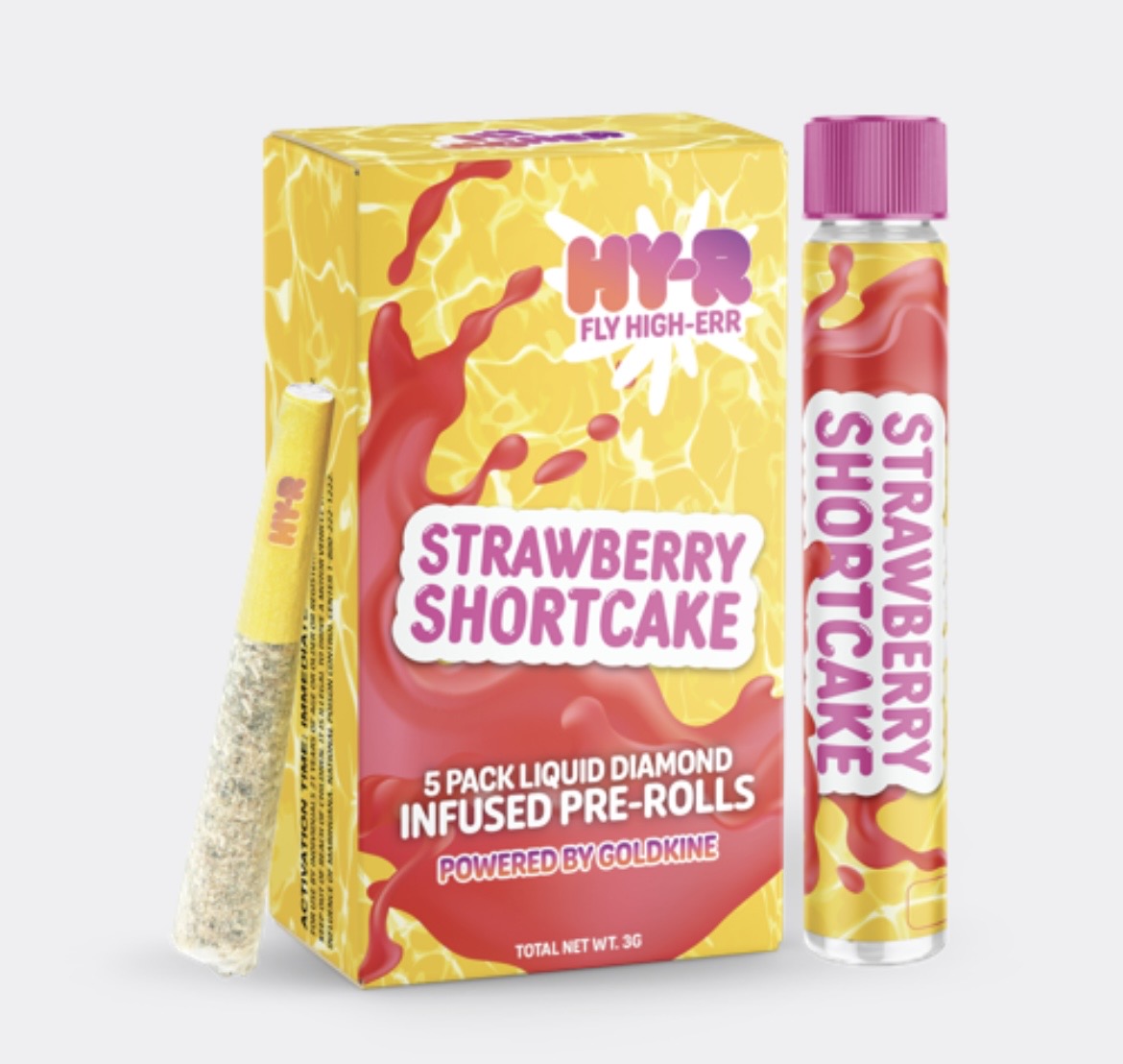 HY-R Infused Pre-Roll 5pk Strawberry Shortcake