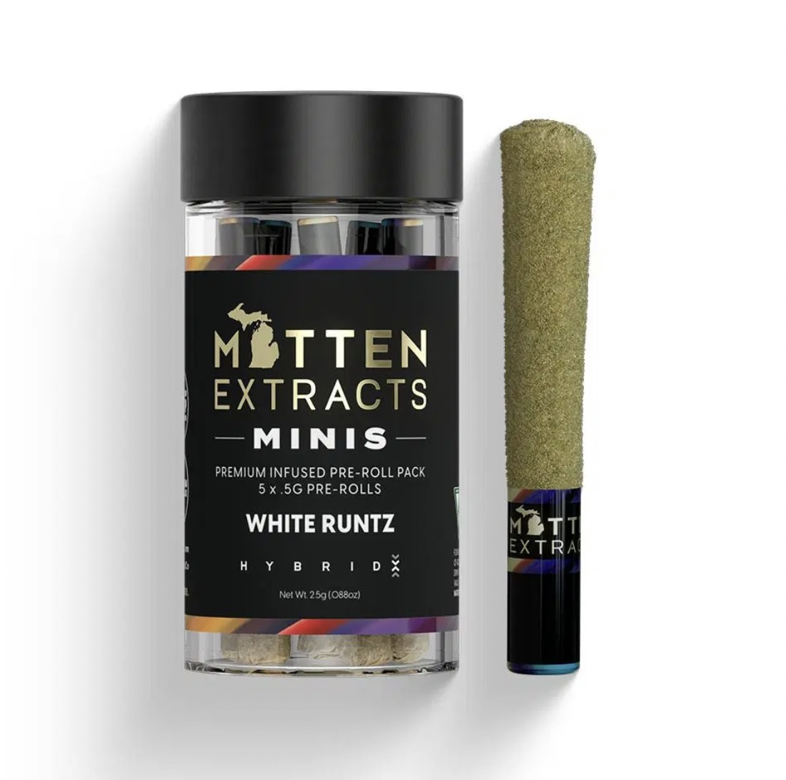 Mitten Extracts: White Runtz (H) Infused 5-Pack (0.7g x 5)