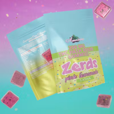 Zerds - 200mg Hash Rosin Gummies - Pink Lemonade