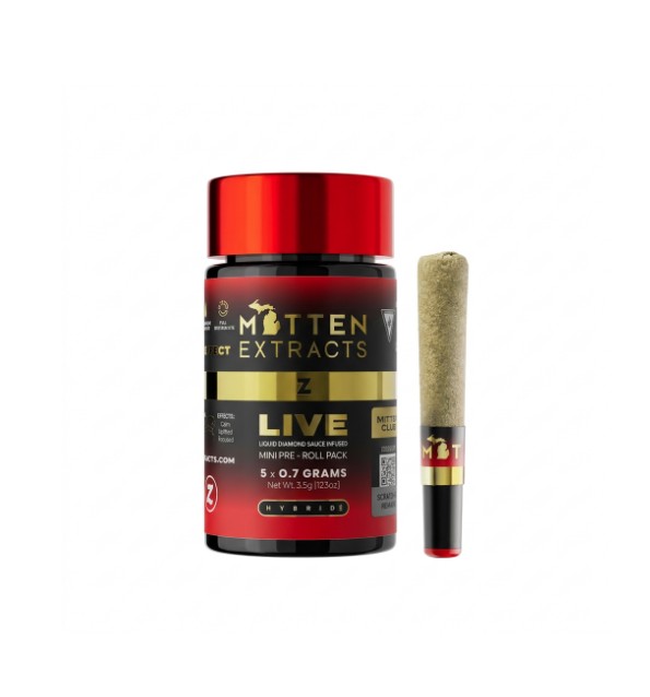 Mitten Extracts Infused Live Sauce Multipack Pre-Rolls 5x.7g - Z