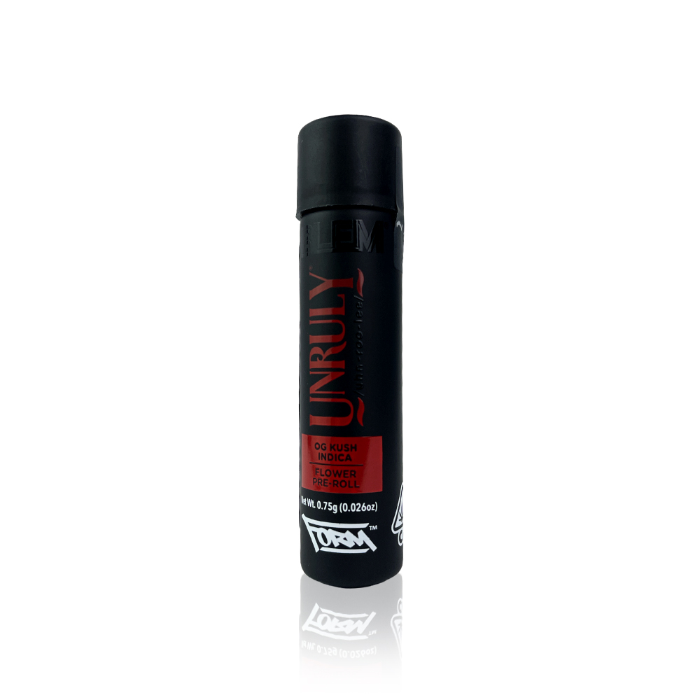 BLEM | UNRULY OG (Indica) - .75g Infused Pre Roll