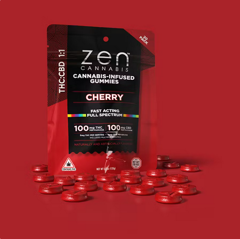 Cherry 1:1 THC:CBD 5mg:5mgx20