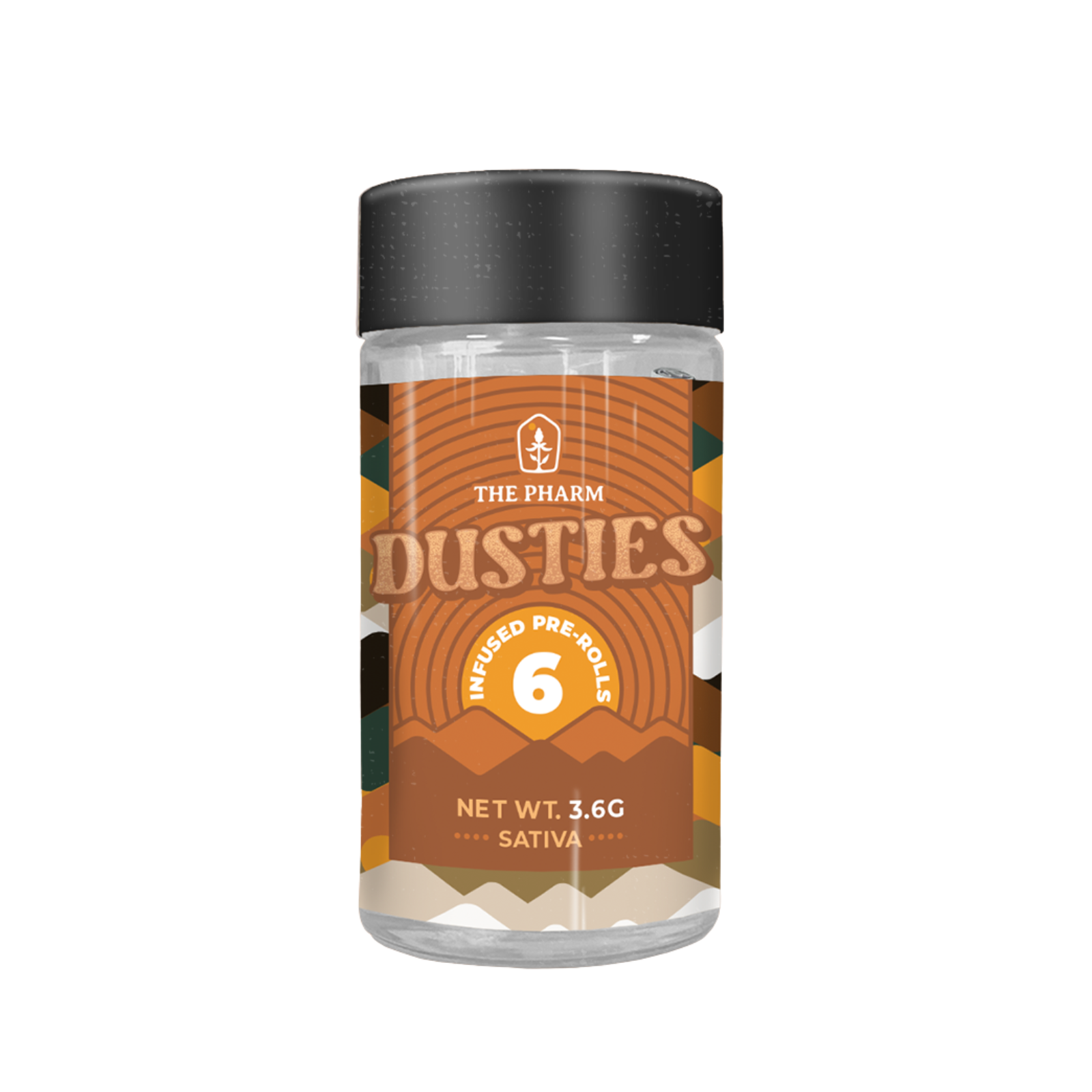 Dusties Infused Prerolls 6pk Sativa Watermelon AK