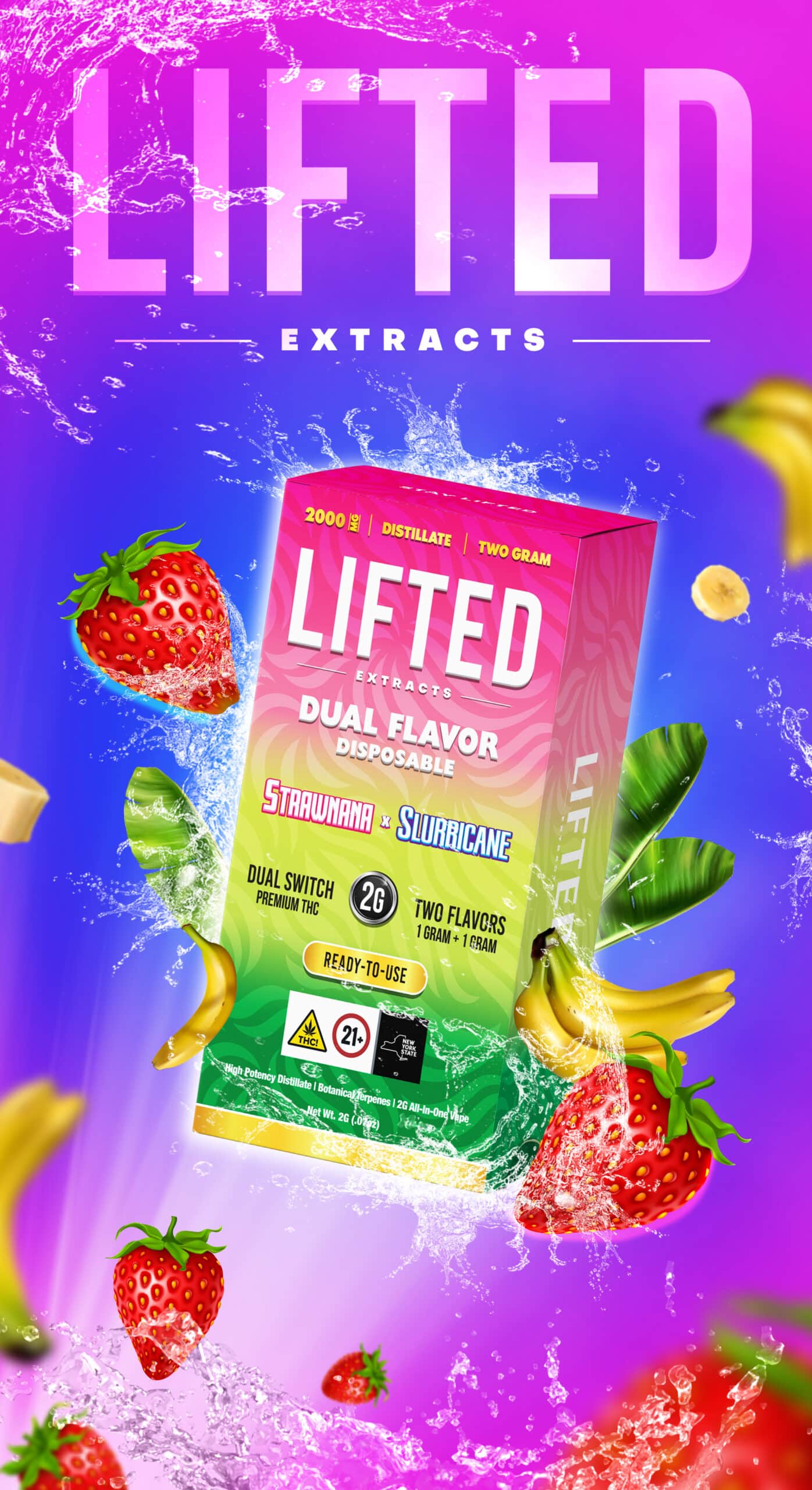 Vape In Hybrid Strawnana Slurricane