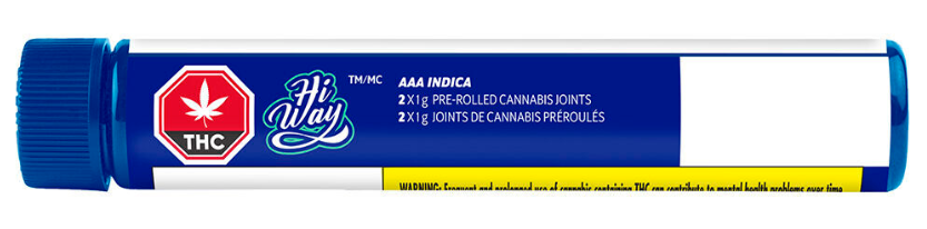 Hiway - Indica Pre-Roll 2x1g