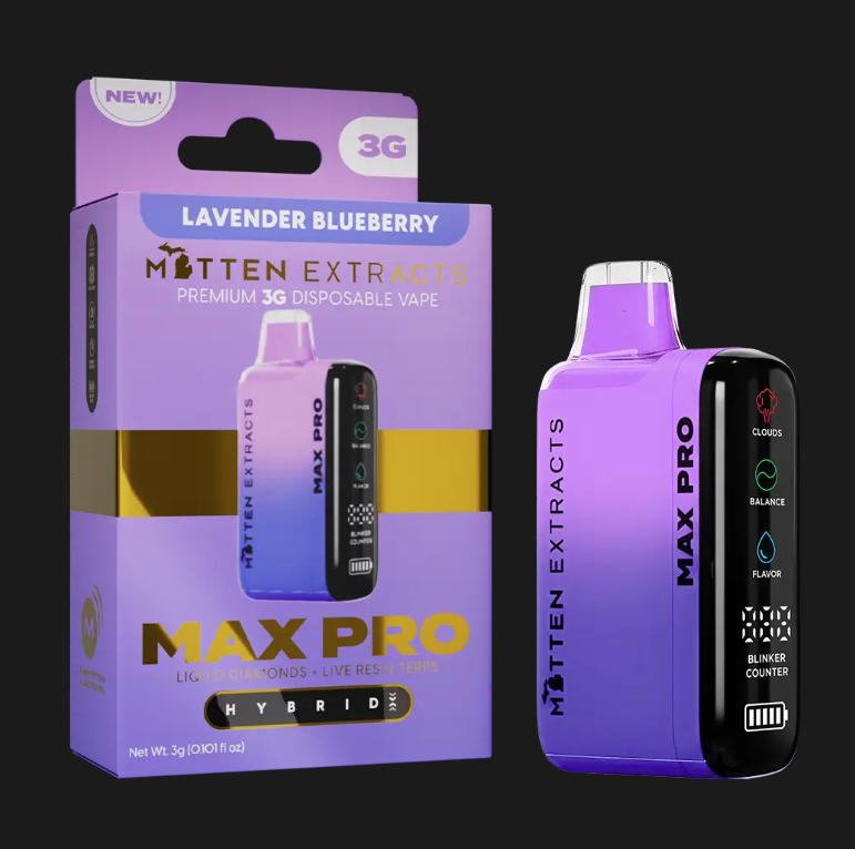 Mitten Extracts MAX PRO Disposable - Lavender Blueberry