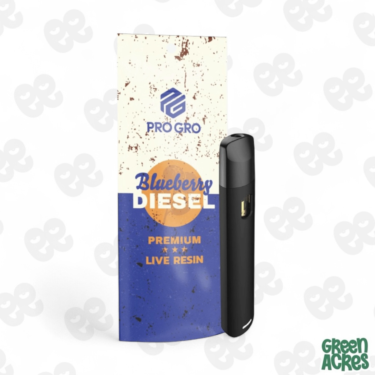 ProGro: Blueberry Diesel 1G Live Resin Vape Disposable