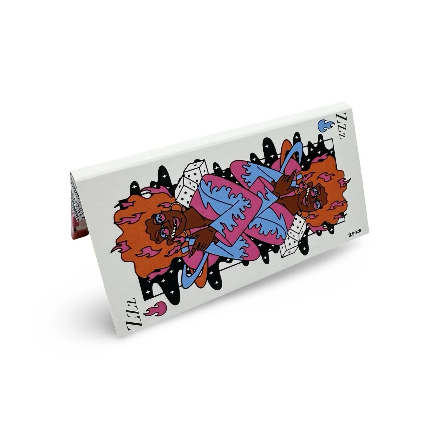 King Size Slim Papers+Tips, "Queen of Flames"