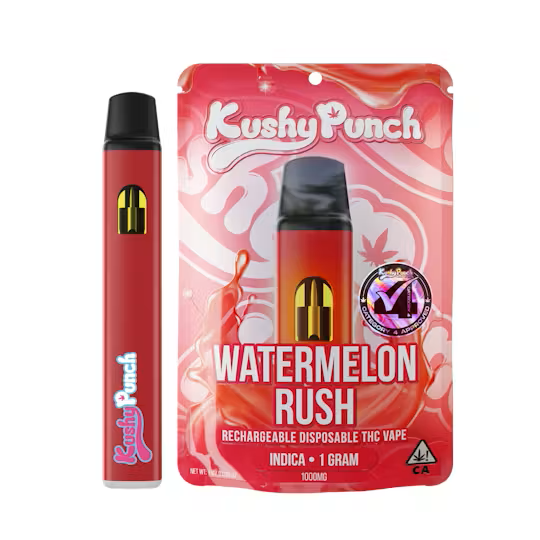 Kushy Punch | 1g Disposable | Watermelon Rush