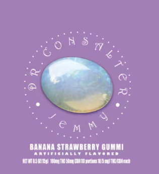 Banana Strawberry Thc Cbn Gummy