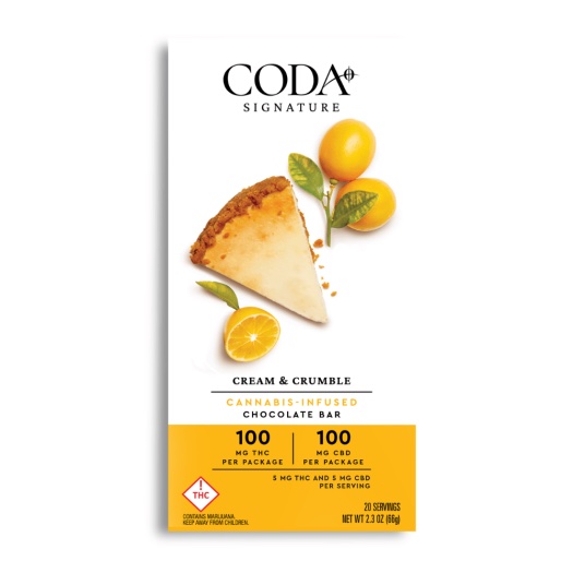 Coda | Chocolate Bar | Cream and Crumble | 1:1 | 100/100mg