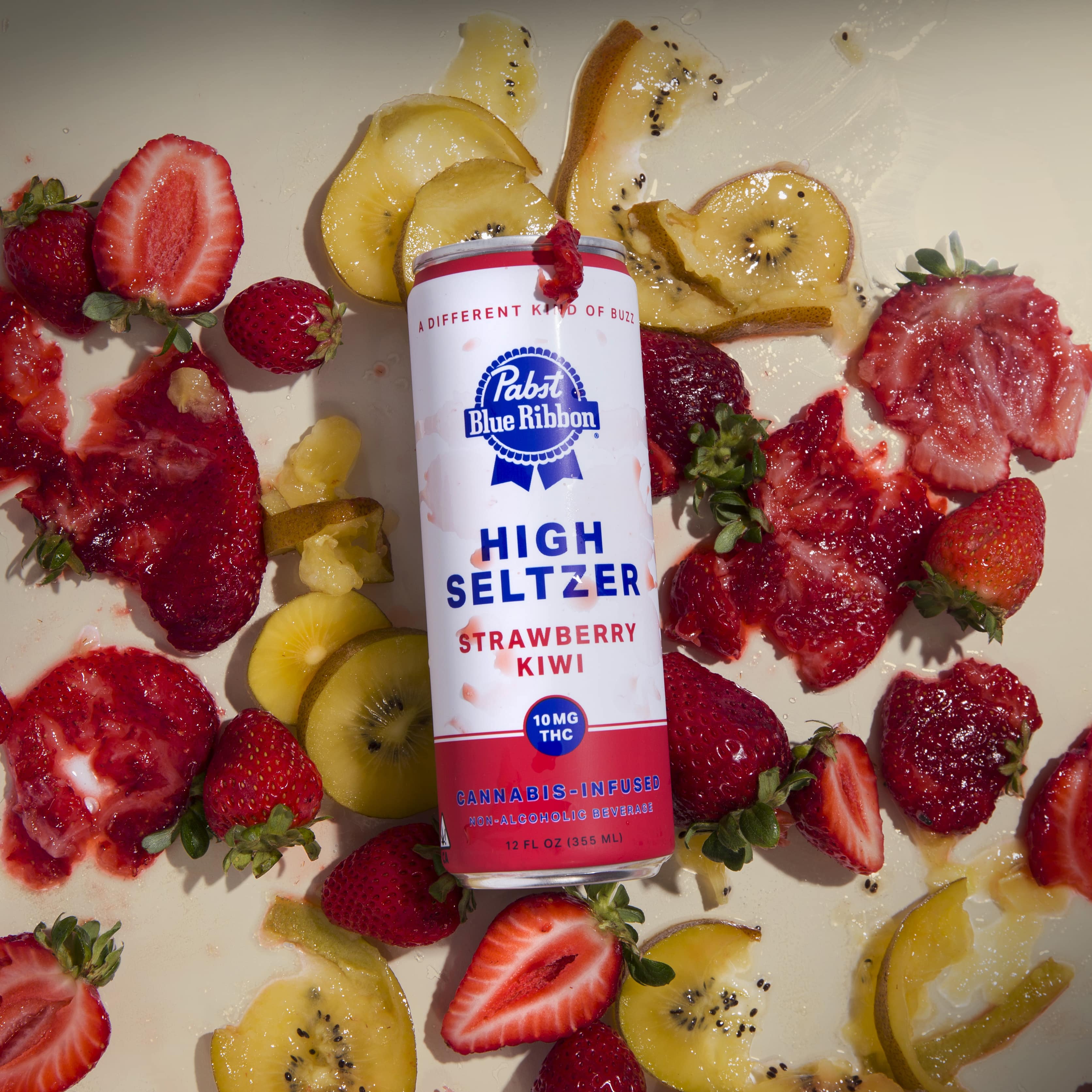 Pabst Blue Ribbon - Strawberry Kiwi High Seltzer