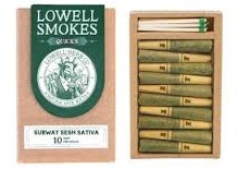 Lowell Smokes | Subway Sesh | Sativa | Preroll 10pk