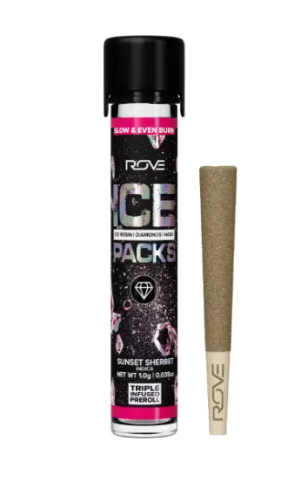 Rove Ice Packs I Sunset Sherbet Rosin Infused Pre Roll product photo