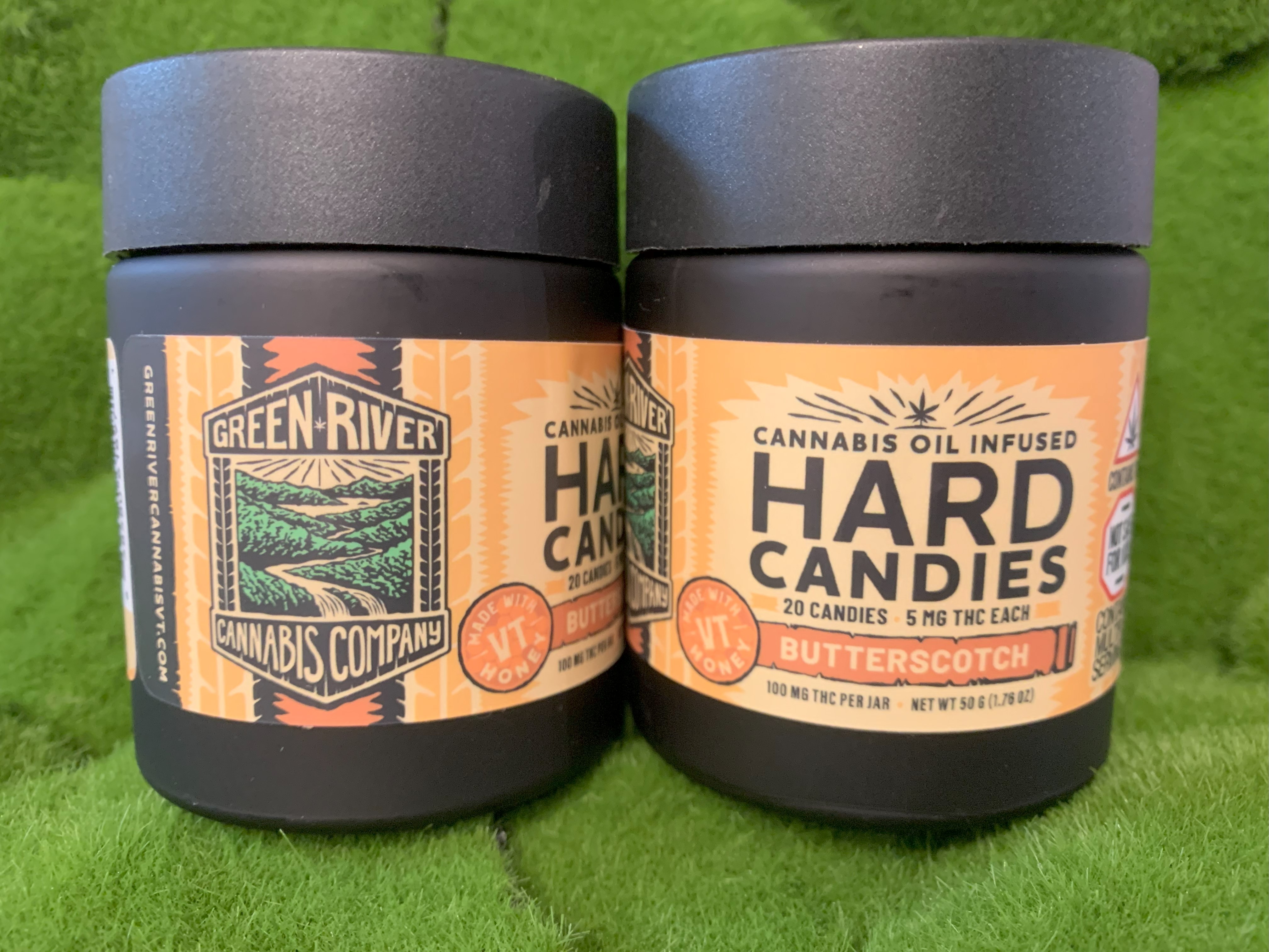 100mg Edible Pack | Butterscotch Hard Candies