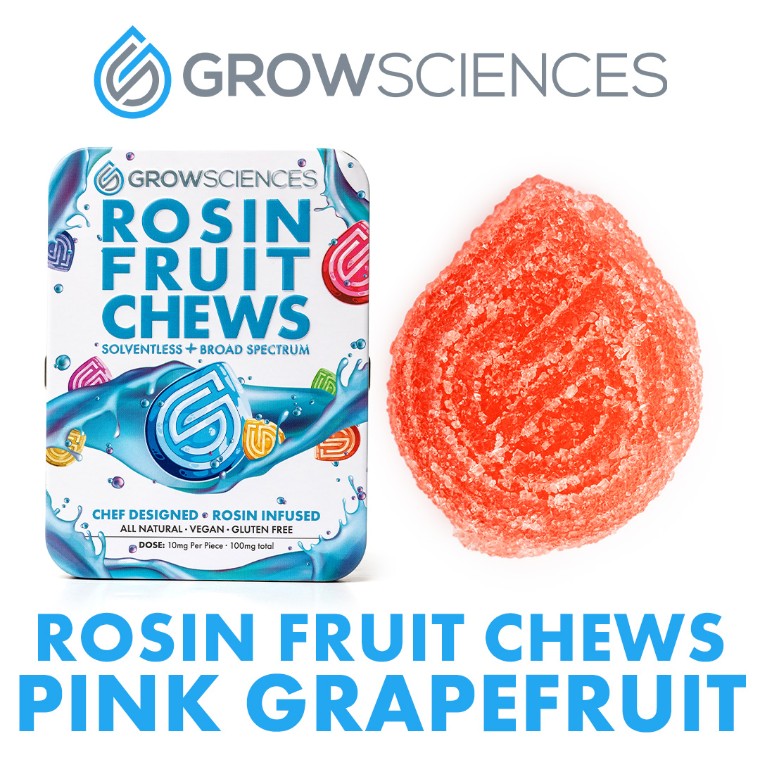 100mg <10x10mg> Rosin Fruit Chews (Pink Grapefruit)
