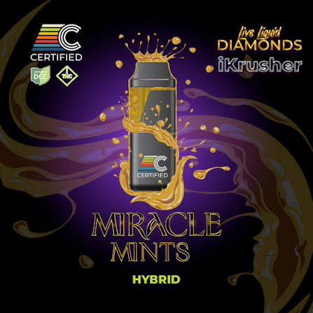 Certified Cultivators - Miracle Mints - iKrusher AIO 1G Live Liquid Diamonds