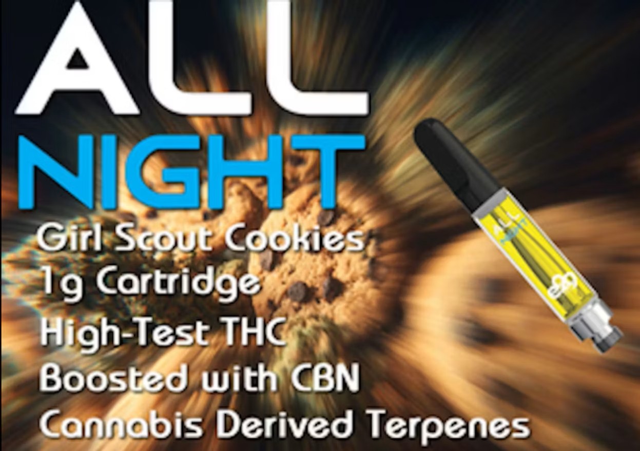 ALL NIGHT - GIRL SCOUT COOKIES - 1G CART - INDICA
