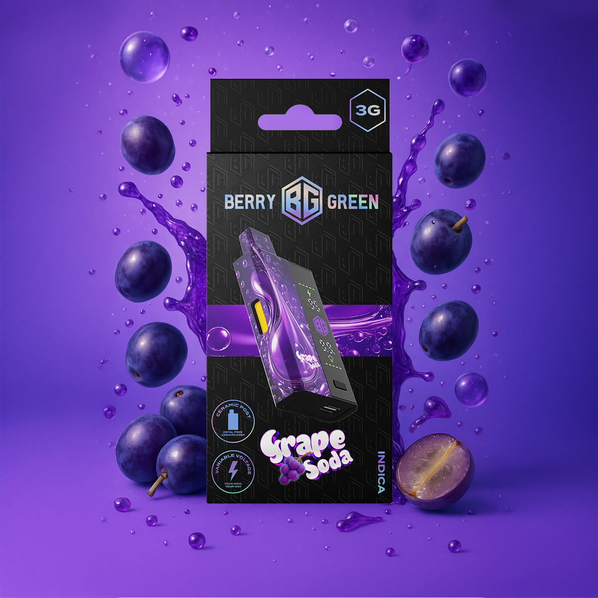 BERRY GREEN - GRAPE SODA - DISPOSABLE