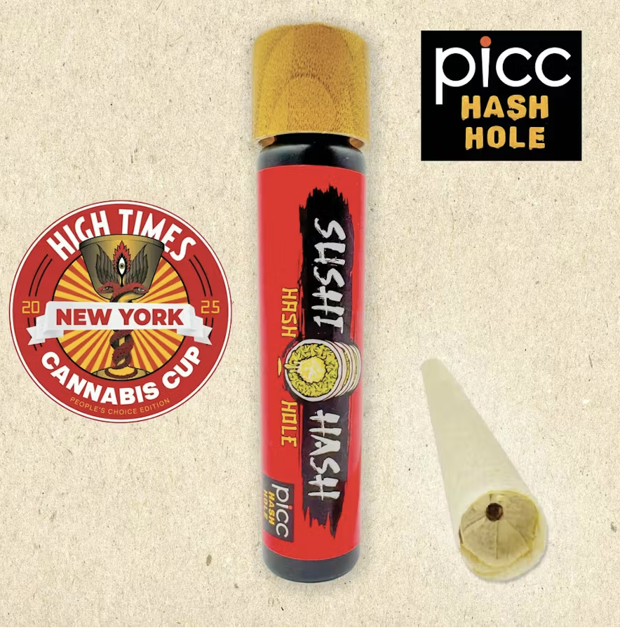 Sushi Hash Hole | Grape Gas x Runtz Rosin Infused Preroll