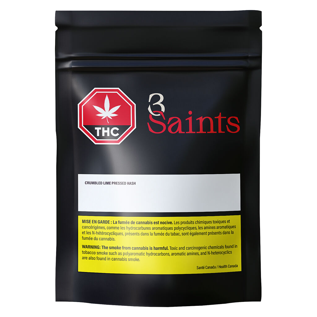 3Saints - Crumbled Lime Pressed Hash