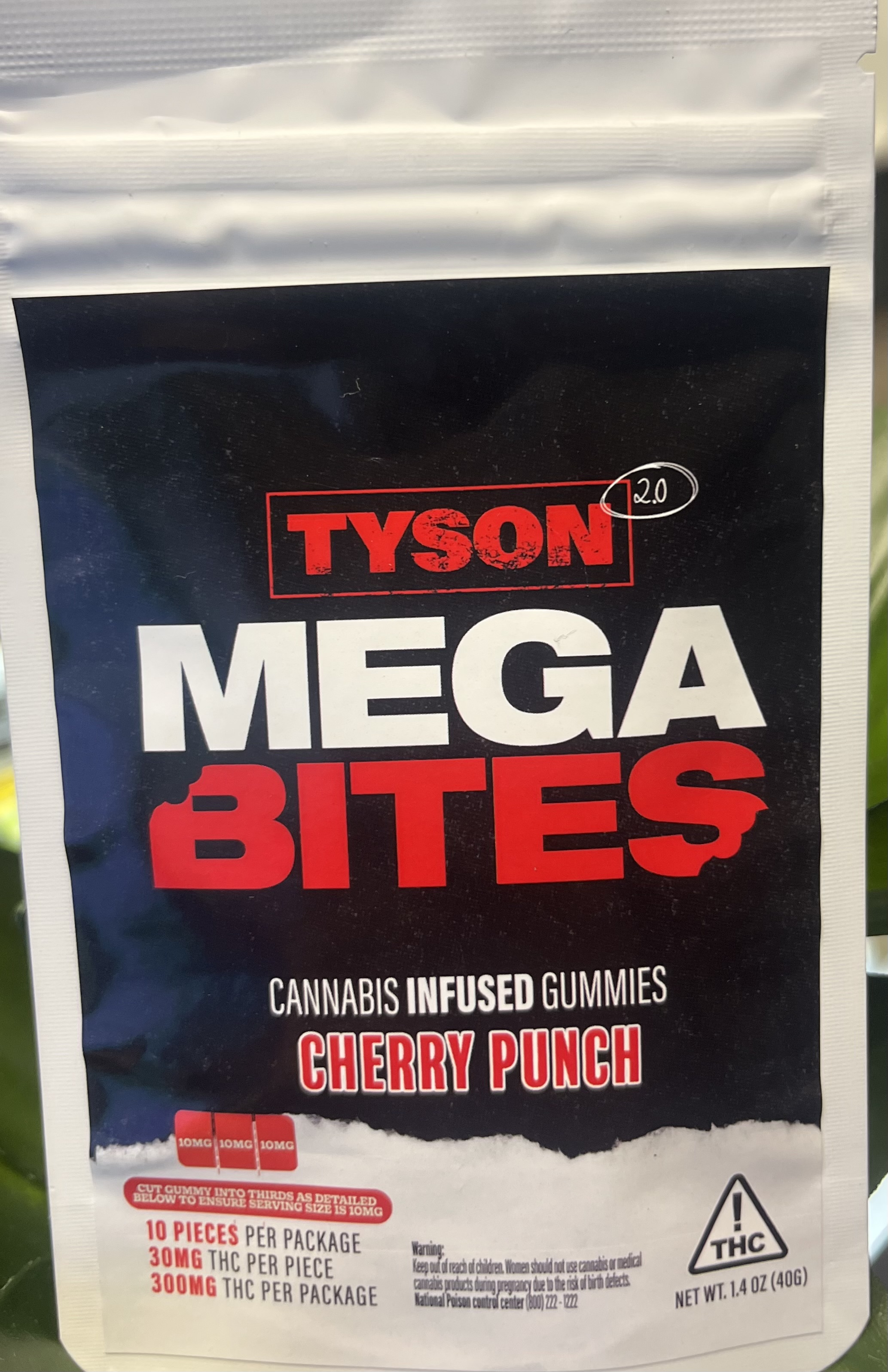 Tyson Cherry Punch Mega Bite