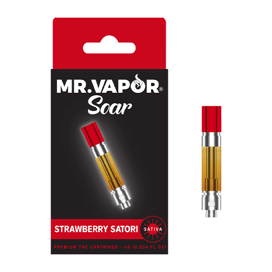 Mr. Vapor | 1g 510 Vape Cart | Strawberry Satori