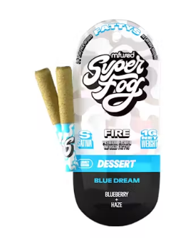Super Fog FIRE | Blue Dream | 0.5g Infused Fattys (5pk)