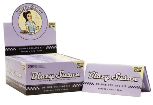 Blazy Susan - Purple Deluxe Rolling Kit | King Size Slim