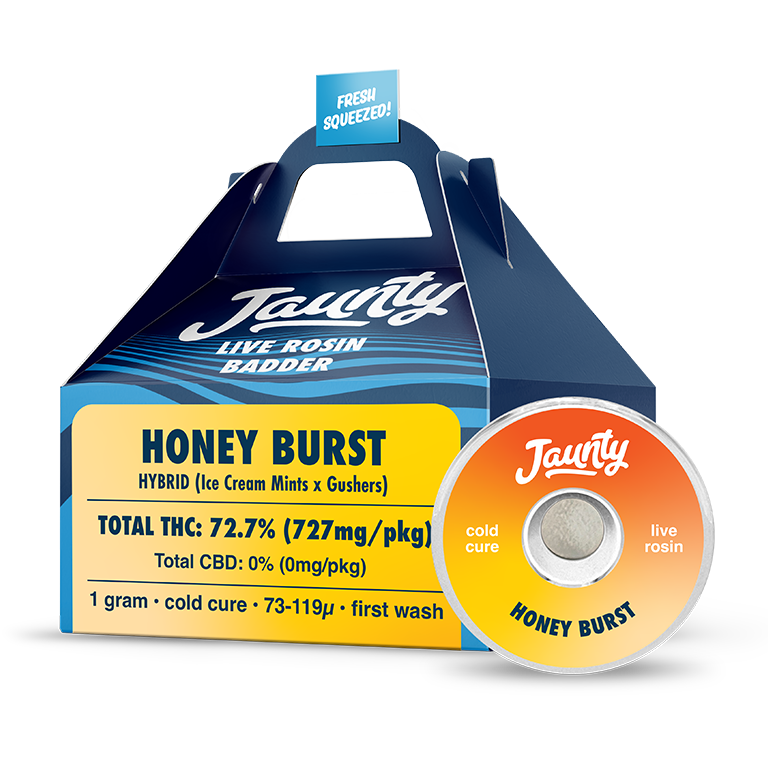 Jaunty | Live Rosin Badder 1g | Honey Burst