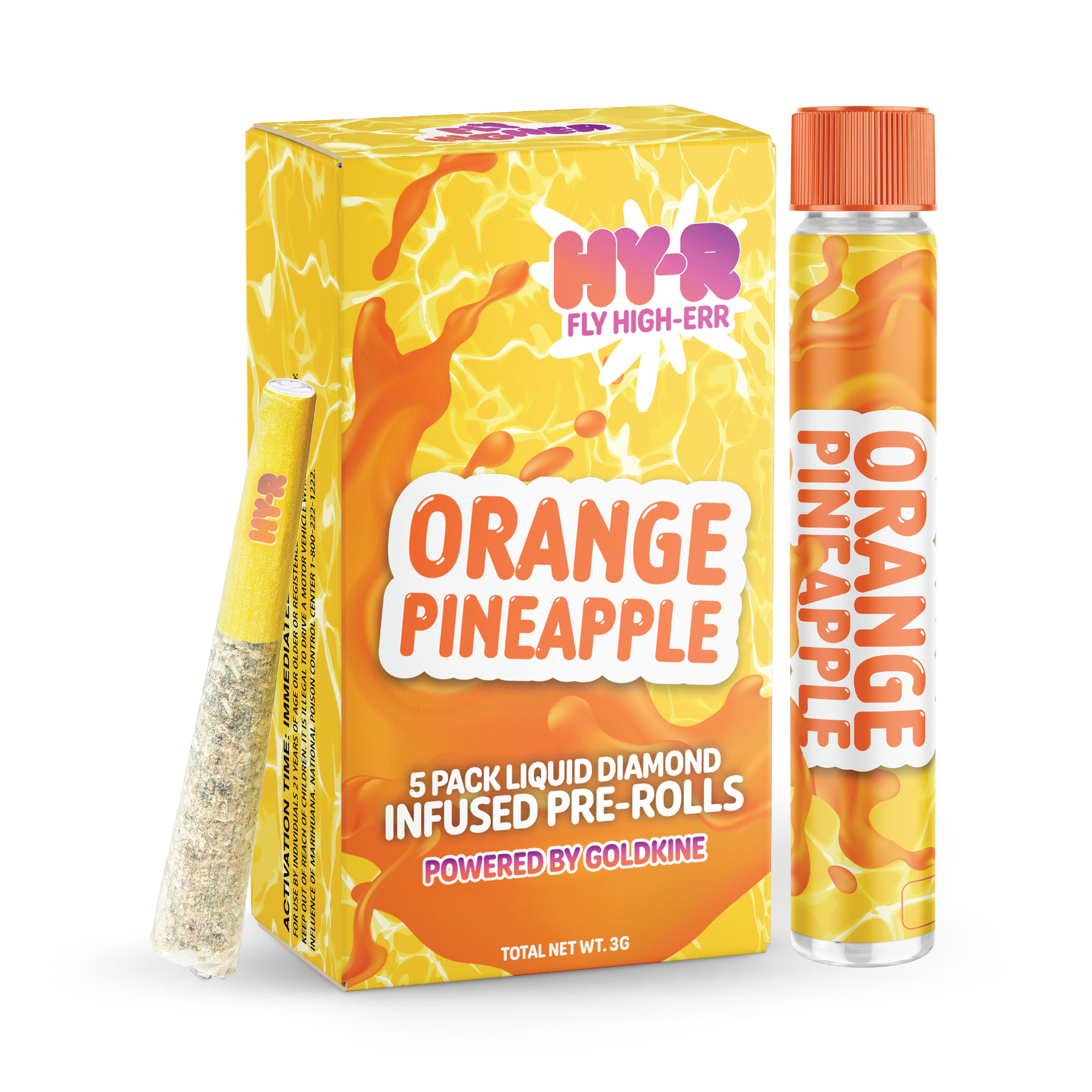 HY-R | Orange Pineapple | Infused Pre-Roll 5 Pack