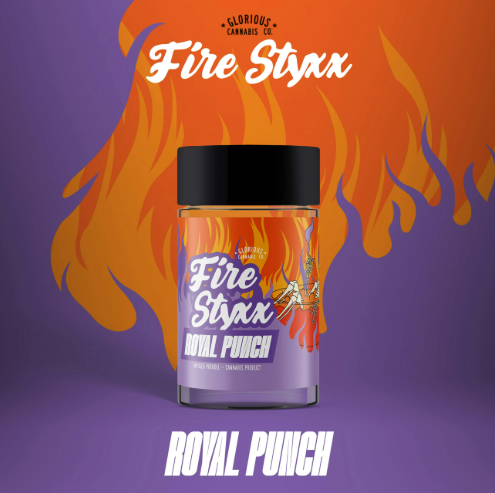 Fire Styxx - Infused Pre-roll 0.5g - 4pk - Royal Punch