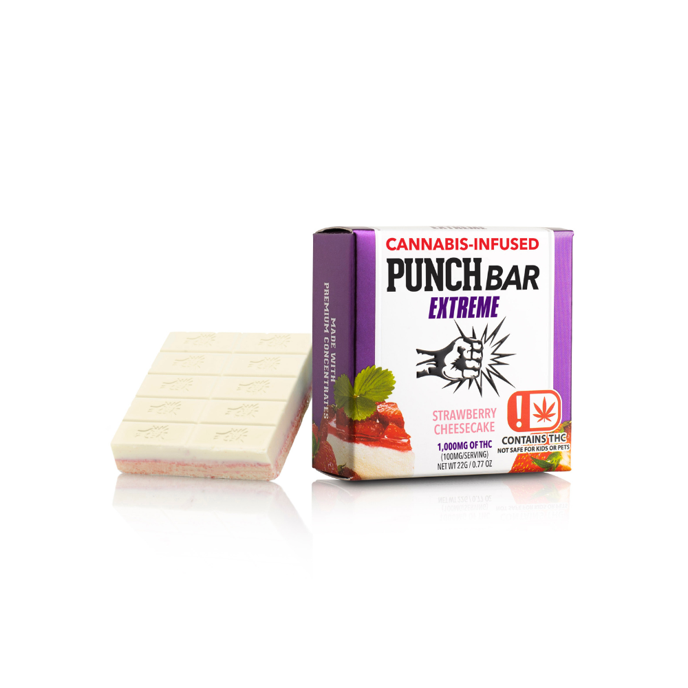 Strawberry Cheesecake Extreme PunchBar (1000mg) (OK)