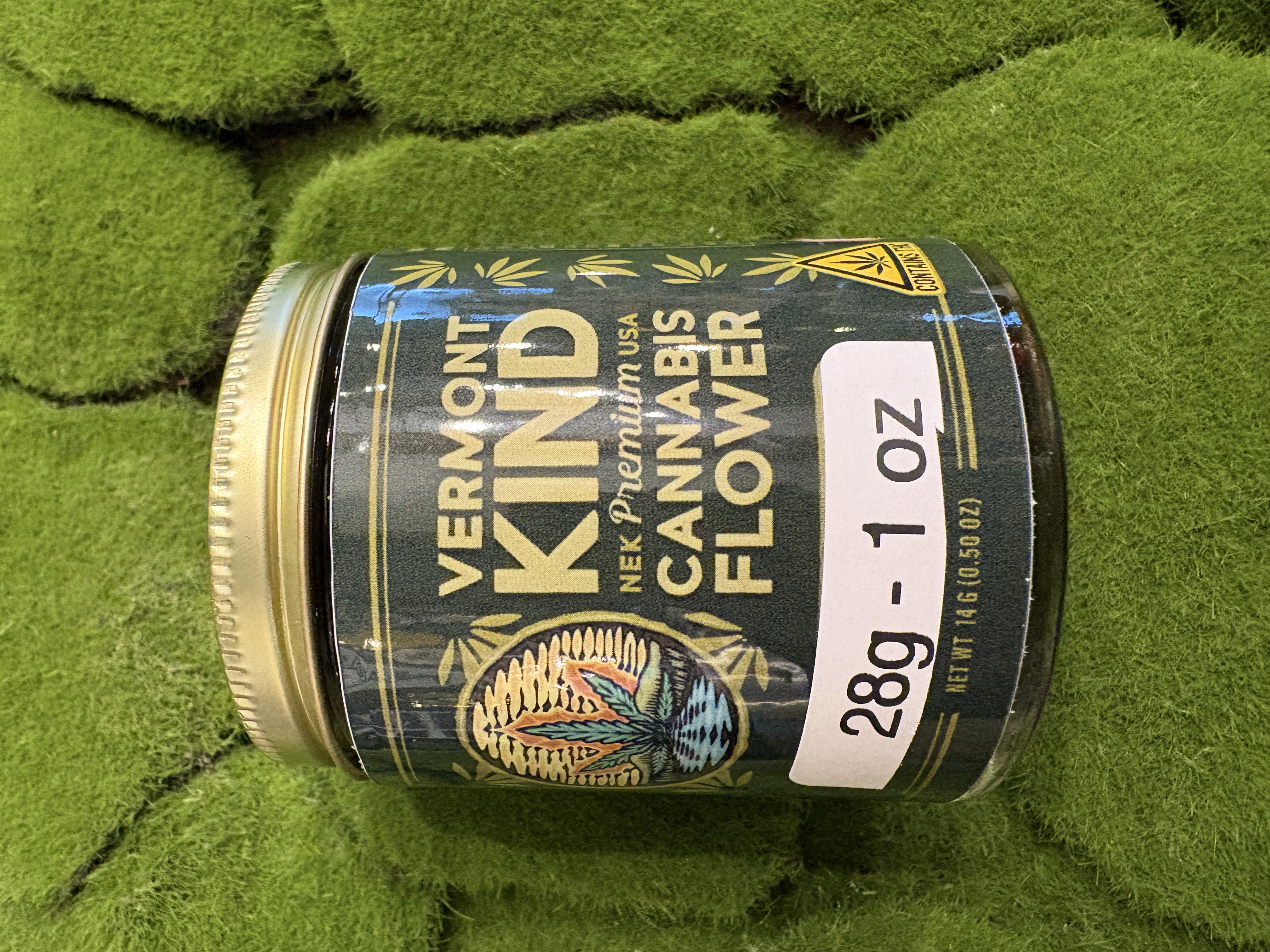 Pre Ground Flower | Durban Poison | Vermont Kind Craft Cannabis - 1oz in Vergennes