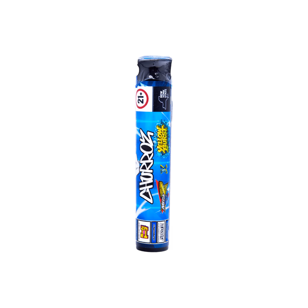 Static Room Churroz Mega Z Blue X Yellow Burst Hash Infused Pre-Roll