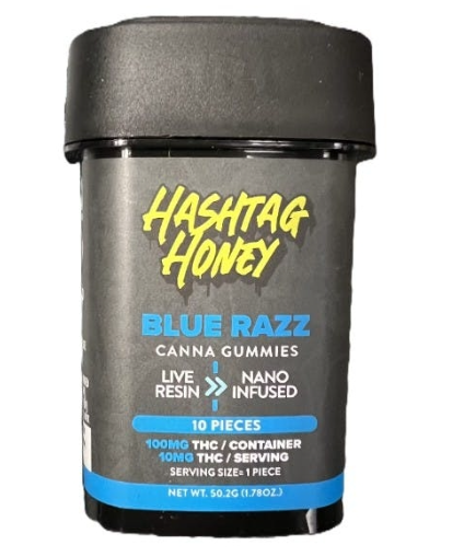 Live Resin Gummies Blue Razz