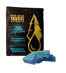 5 Star Extracts x True North | Blueberry Lemon Haze 4x50mg Gummies