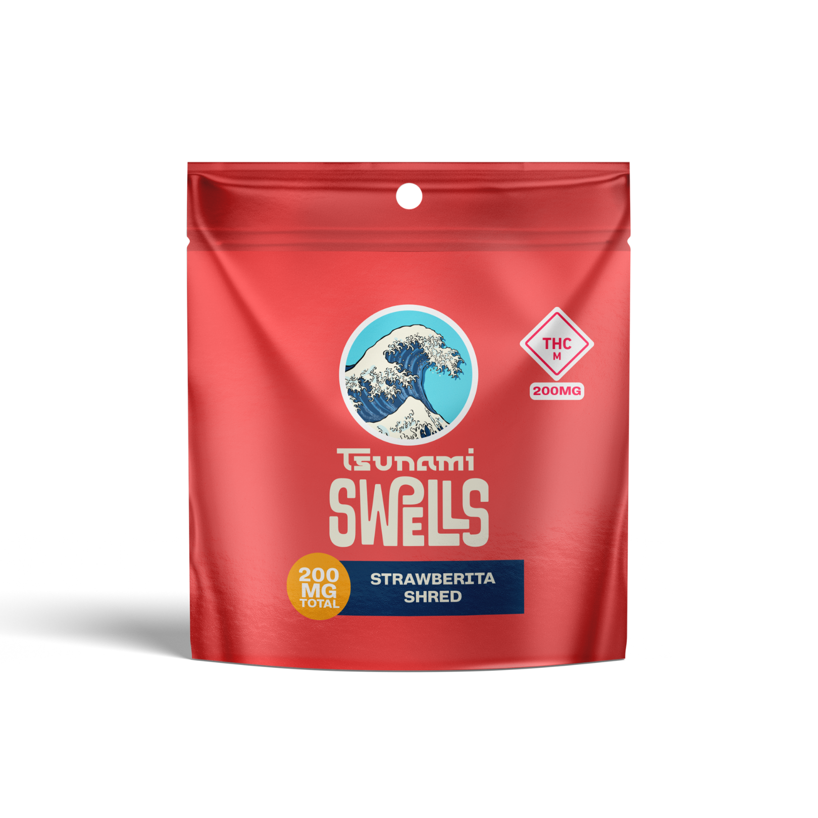 Tsunami: 200mg Swells (Strawberita Shred) 1pc x 200mg
