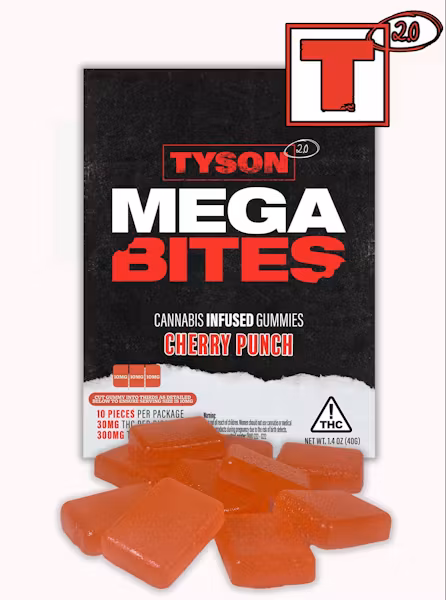 Mike Bites | 300mg | Cherry Punch | 10pk