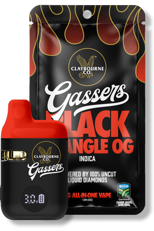 Claybourne Co Gassers |  Black Triangle OG Vape AIO