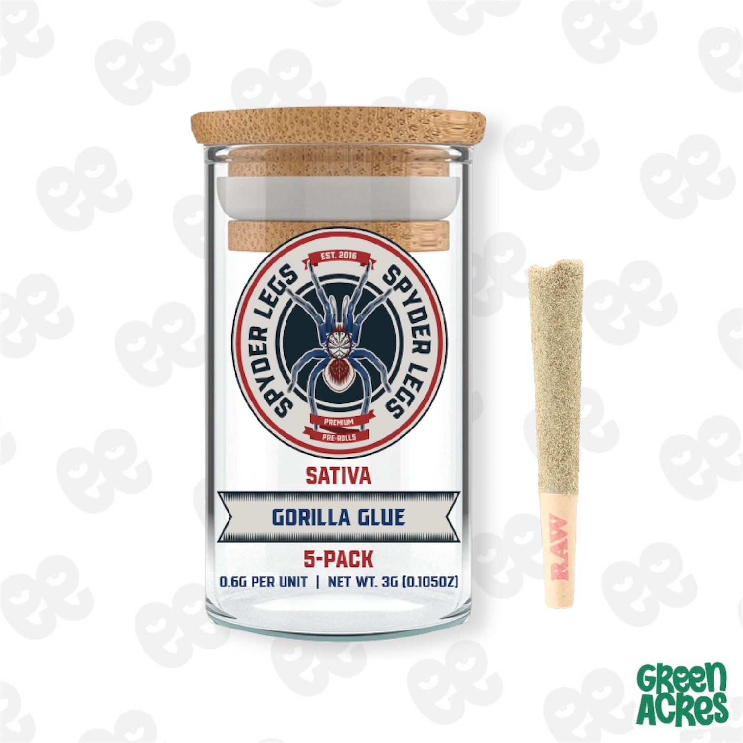 Spyder: Gorilla Glue 5 Pack Infused Multi Pack (0.6gx5)