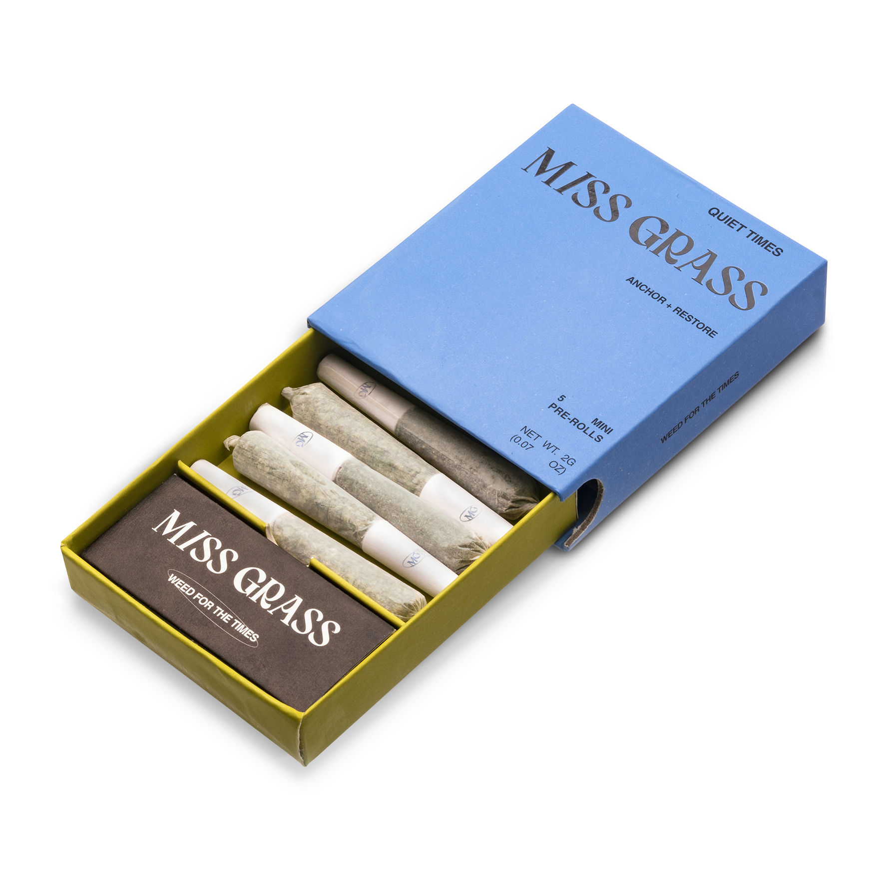 Miss Grass Miss Grass | Quiet Times | Pre-Roll 5 Pack | 2g