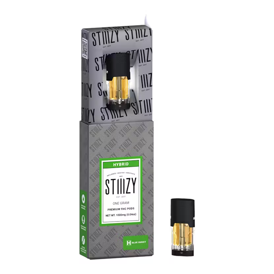 Stiiizy | Blue Burst | 1G Vape Pod w/ Stiiizy Lite Battery (While Supplies Last)