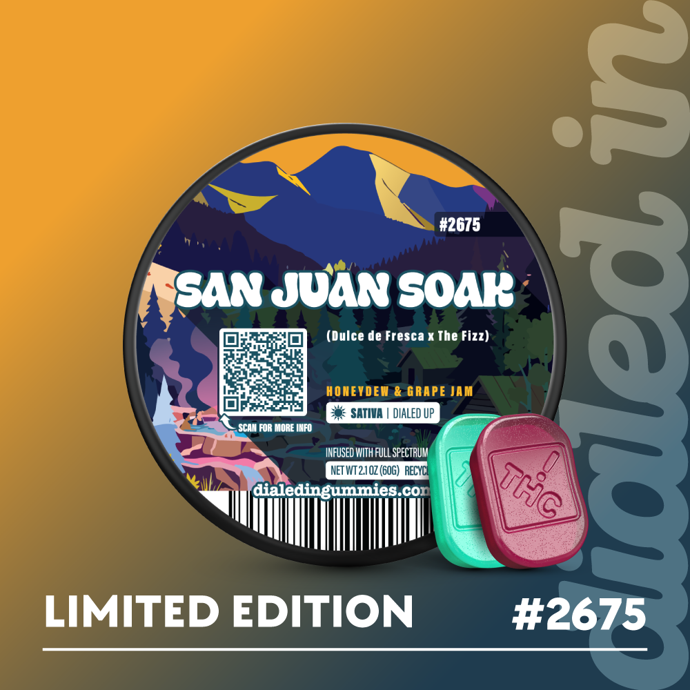 100mg - San Juan Soak - Rosin Gummies (10pk)