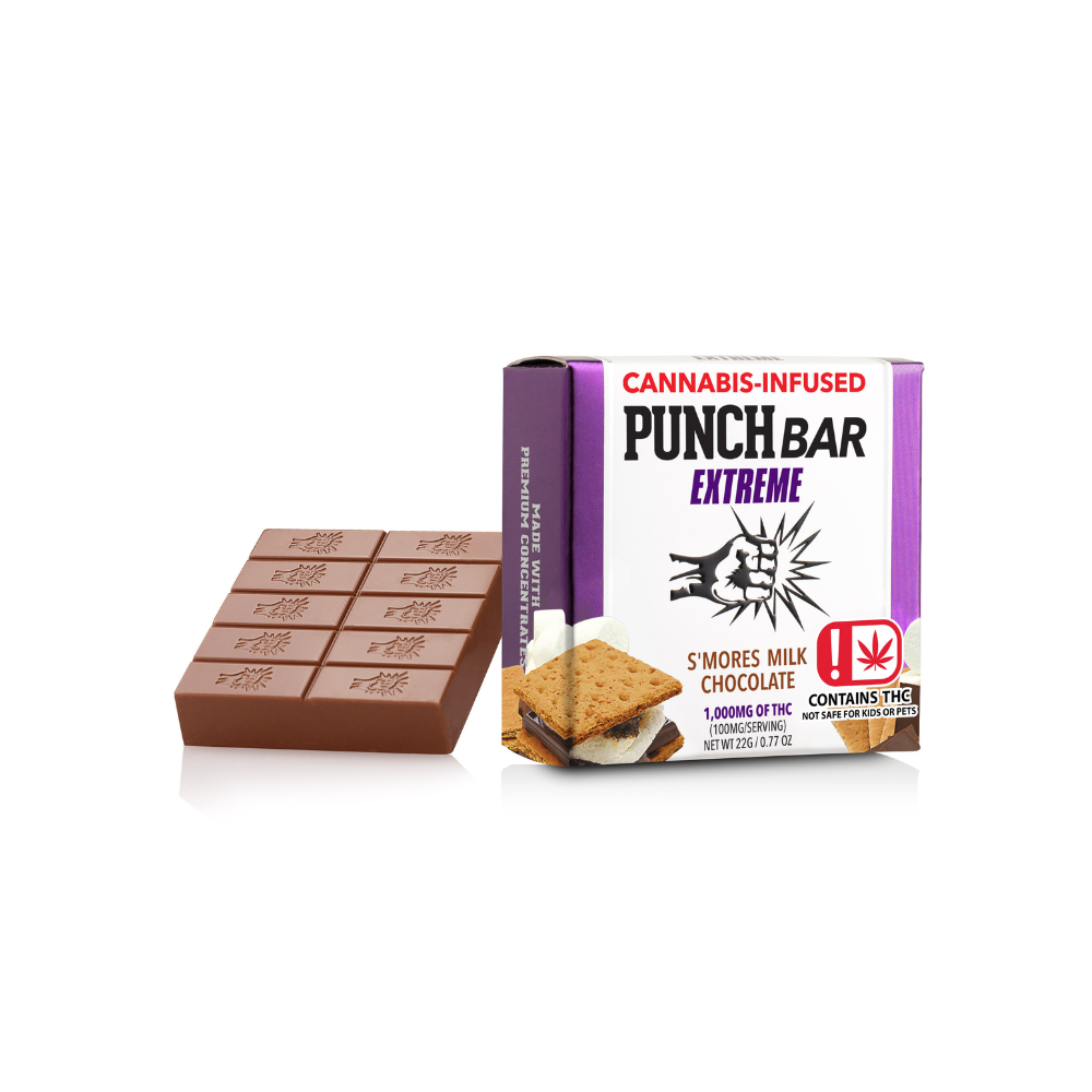 S'mores Milk Chocolate Extreme PunchBar (1000mg) (OK)